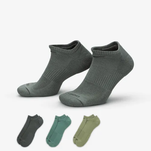 Nike Everyday Plus Cushion тренировочные No-Show носки (3 пары) многоцветный