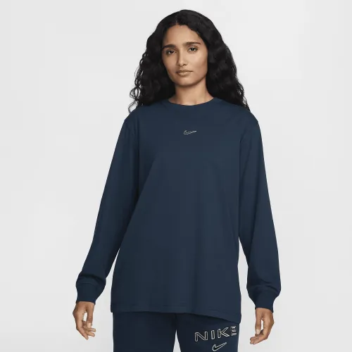Nike Sportswear жіноча Loose Long-Sleeve футболка блакитний