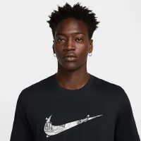 Nike чоловічі Dri-FIT Running футболка колір чорний