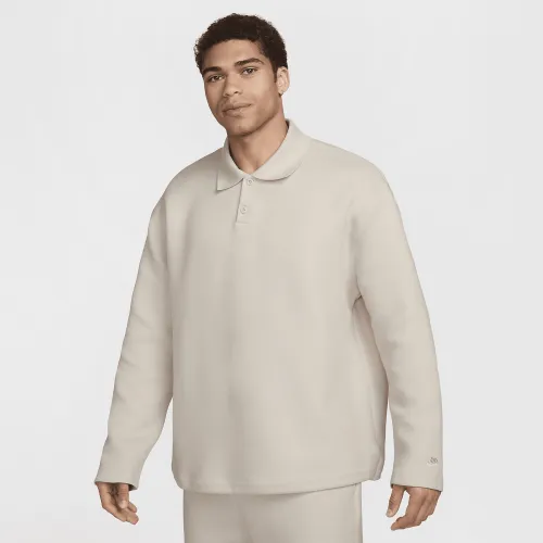 Nike Tech Fleece Reimagined мужские Polo цвет коричневый