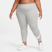 Nike Sportswear Classics жіноча З високою талією Graphic лосіни (великі розміри) колір сірий