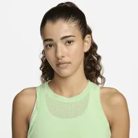 Nike One Classic Breathe женская Dri-FIT Cropped Tank Top цвет зеленый