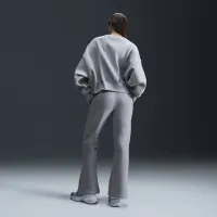 Nike Sportswear Phoenix Fleece женская Over-оверсайз Crew-Neck свитшот цвет серый
