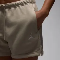 Nike Jordan Brooklyn Fleece жіноча шорти колір коричневий