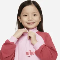 Nike E1D1 Little Kids' 2-Piece Half-Zip Set Pink