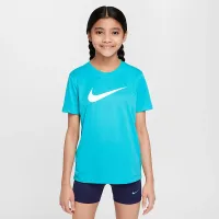 Nike Legend Big детские Dri-FIT футболка цвет зеленый