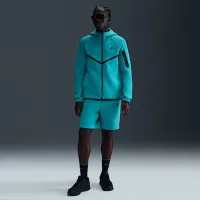 Nike Tech мужские Full-Zip Windrunner Толстовка с капюшоном цвет зеленый