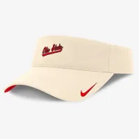 Ohio State Buckeyes Primetime Ace мужские Nike Dri-FIT College Adjustable Visor цвет коричневый