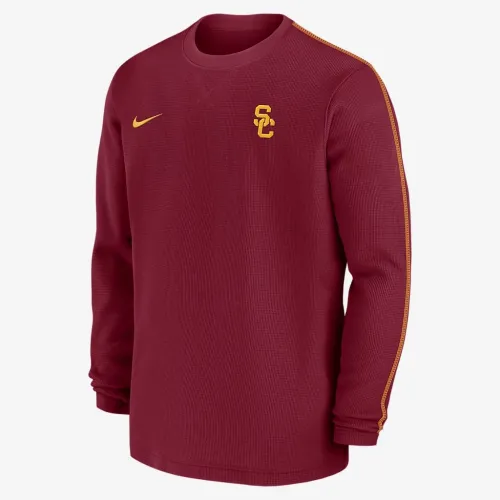 USC Trojans Sideline Coach чоловічі Nike College Long-Sleeve Top колір червоний