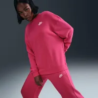 Nike Sportswear Club Fleece женская Loose Crew-Neck свитшот Pink