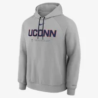 Connecticut Huskies Nike NCAA мужские баскетбольные Coaches' Pullover Толстовка с капюшоном цвет серый