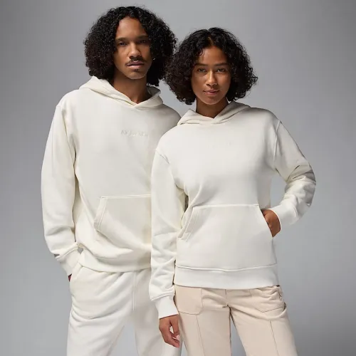 Nike Air Jordan Wordmark чоловічі Fleece Pullover Толстовка з капюшоном колір білий