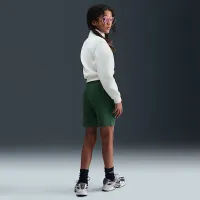 Nike Sportswear Club Fleece Big дитячі French Terry шорти колір зелений