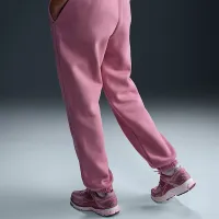Nike Sportswear Phoenix Fleece жіноча З високою талією оверсайз Sweatpants Pink