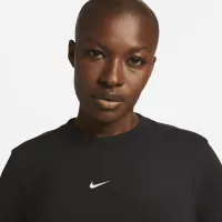 Nike Dri-FIT One женская Crew-Neck French Terry свитшот цвет черный