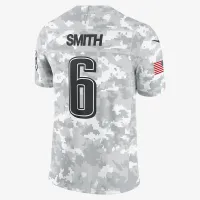 DeVonta Smith Philadelphia Eagles Salute to Service мужские Nike Dri-FIT NFL Limited Jersey цвет белый