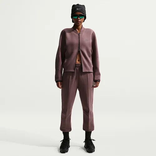 Nike Sportswear Tech Fleece женская Mid-Rise Joggers цвет фиолетовый