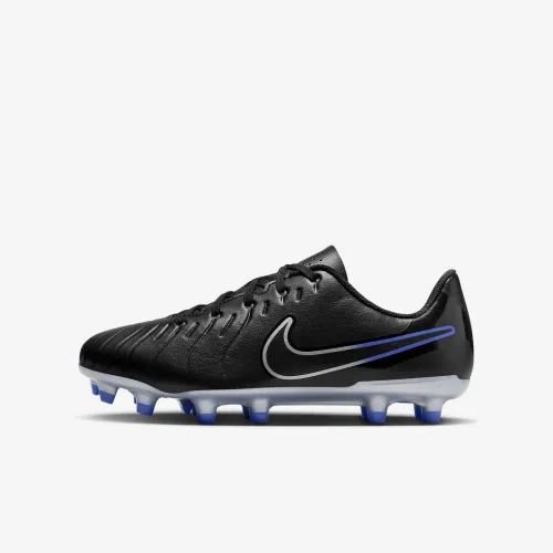 Nike Jr. Tiempo Legend 10 Club Little/Big детские Multi-Ground Low-Top футбольные бутсы цвет черный