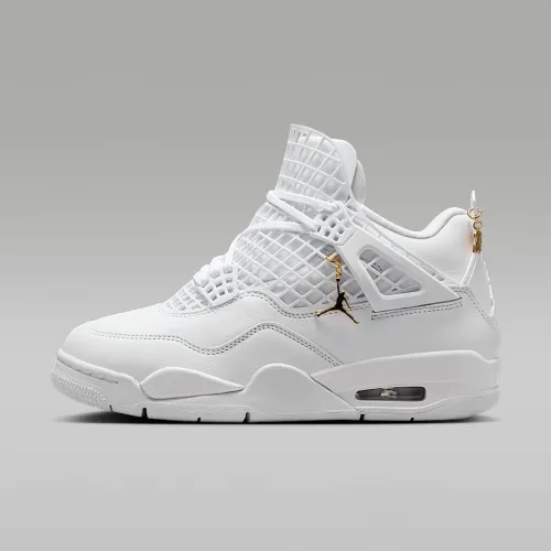 Nike Air Jordan 4 Net женская Кроссовки цвет белый