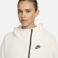 Nike Sportswear Tech Fleece жіноча оверсайз Full-Zip Толстовка з капюшоном Cape колір коричневий