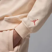 Nike Jordan Brooklyn Fleece женская Crew-Neck свитшот цвет коричневый