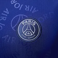 Nike Paris Saint-Germain Academy Pro Fourth мужские Jordan Dri-FIT Soccer Short-Sleeve Pre-Match Top синий