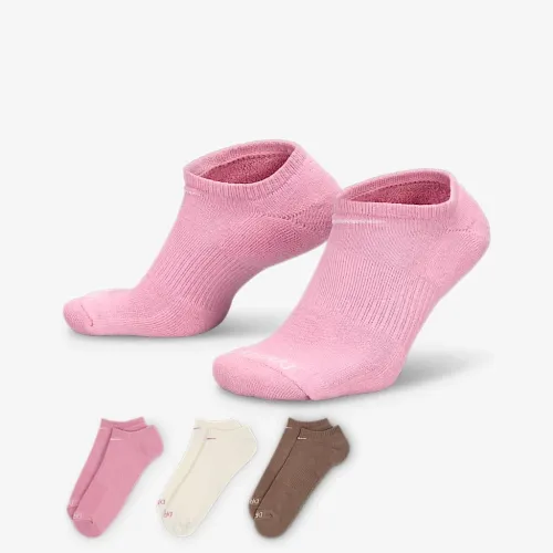 Nike Everyday Plus Cushion тренировочные No-Show носки (3 пары) многоцветный