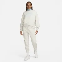 Nike Sportswear Phoenix Fleece женская Over-оверсайз Crew-Neck Graphic свитшот цвет коричневый