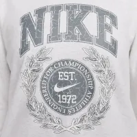 Nike Sportswear Club Fleece жіноча Crew-Neck світшот колір коричневий