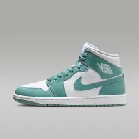 Nike Air Jordan 1 Mid женская Кроссовки цвет белый