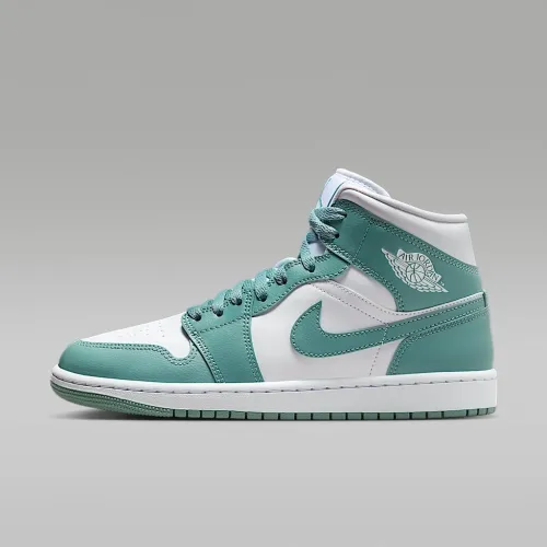 Nike Air Jordan 1 Mid жіноча Кросівки колір білий