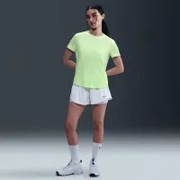 Nike One Classic жіноча Dri-FIT Short-Sleeve Top Yellow