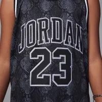 Nike Jordan23 Big дитячі Printed Jersey колір сірий