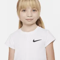Nike Dri-FIT Little детские Twist Hem Tee цвет белый