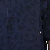 Nike SB Print Bowler Short-Sleeve Button-Up Skate Shirt блакитний