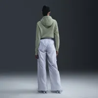 Nike Sportswear Club Fleece женская Pullover Толстовка с капюшоном цвет зеленый