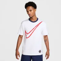 Paris Saint-Germain Swoosh мужские Nike Soccer футболка цвет белый