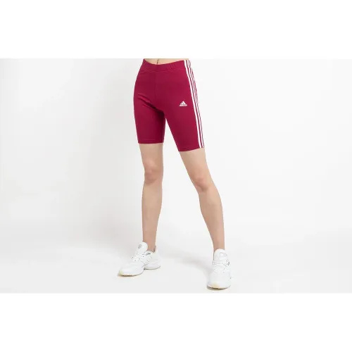 Шорты adidas Essential W 3S BK HD1801 - Бордовые