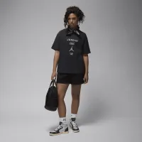 Nike Jordan жіноча Girlfriend футболка колір чорний