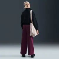 Nike Sportswear Club Fleece Girls' Wide-Leg Pants колір червоний