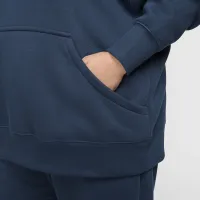 Nike Sportswear Phoenix Fleece жіноча оверсайз Pullover Толстовка з капюшоном (великі розміри) блакитний