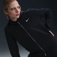Nike Sportswear Phoenix Fleece женская Full-Zip Толстовка с капюшоном цвет черный