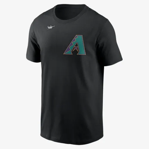 Arizona Diamondbacks Cooperstown Wordmark чоловічі Nike MLB футболка колір чорний