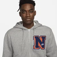 Nike Club Fleece чоловічі Full-Zip Толстовка з капюшоном колір сірий
