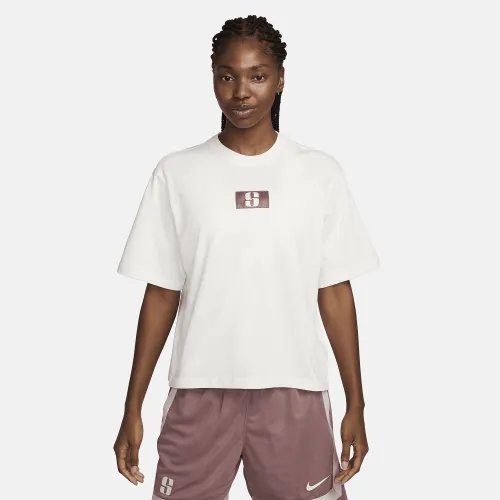 Nike Sabrina жіноча Boxy баскетбольні Tee колір білий