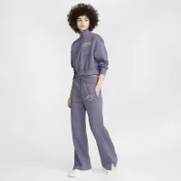 Nike Sportswear Phoenix Fleece женская С высокой Талией Wide-Leg Sweatpants цвет серый