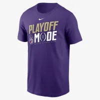 James Madison 2025/26 College Football Playoff Bound Pass Protection мужские Nike College футболка цвет фиолетовый