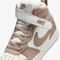 Nike Court Borough Mid 2 Little дитячі Кросівки колір коричневий