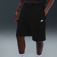Nike Club чоловічі Fleece Cargo шорти колір чорний