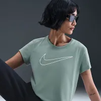 Nike Sportswear женская Short-Sleeve Graphic футболка цвет зеленый